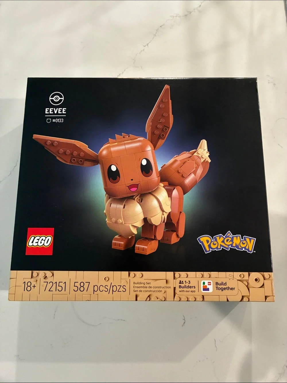 Lego Pokemon Eevee 72151. New in box